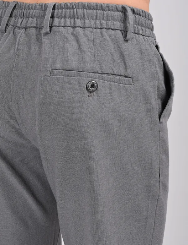 Grey_Premium_Linen_Blend_Solid_Joggers_For_Men