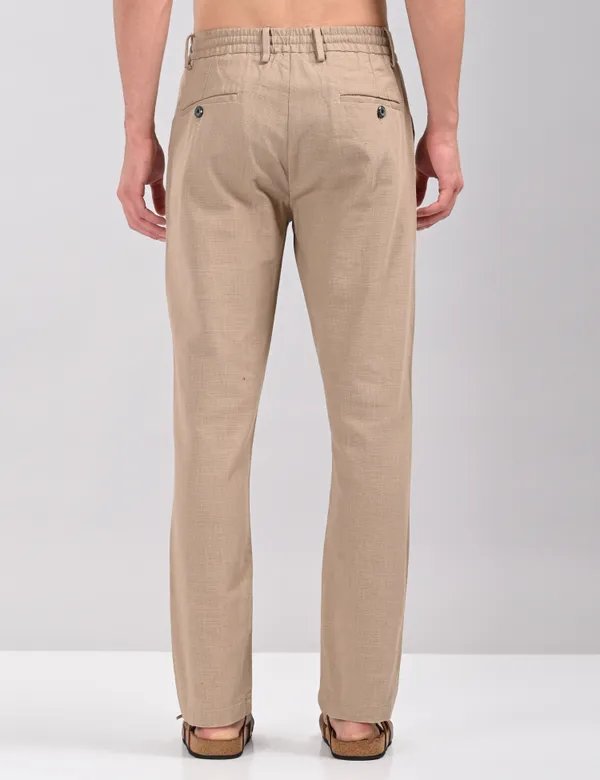 Brown_Premium_Linen_Blend_Solid_Joggers_For_Men