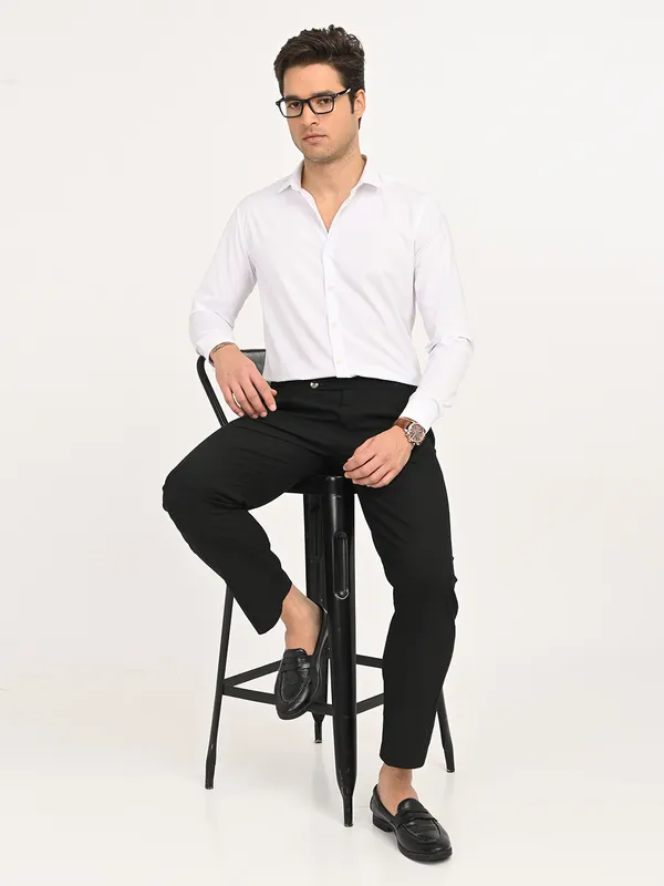 Premium_Cotton_Blend_Solid__Shirt_For_Men