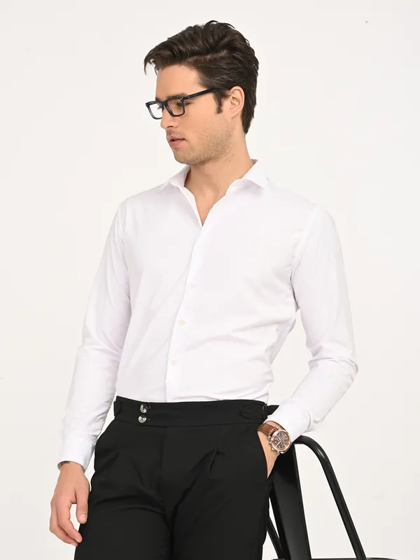 Premium_Cotton_Blend_Solid__Shirt_For_Men