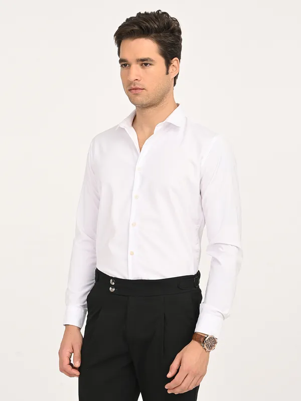 Premium_Cotton_Blend_Solid__Shirt_For_Men