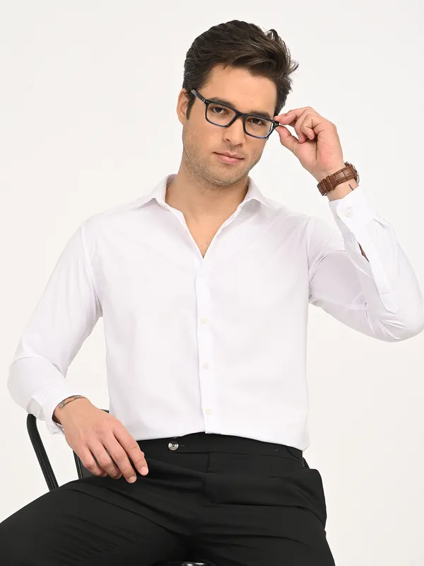 Premium_Cotton_Blend_Solid__Shirt_For_Men