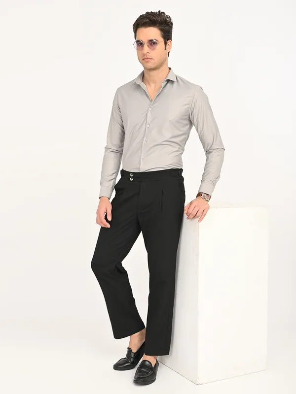Premium_Cotton_Blend_Solid__Shirt_For_Men