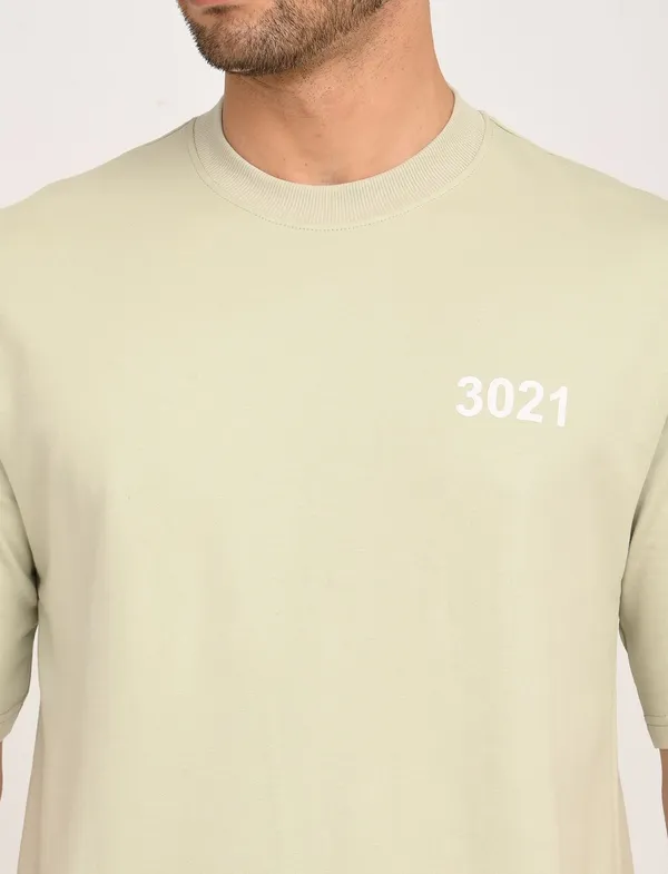 Cream__Premium_Pure_Cotton_Solid_T-Shirt_For_Men