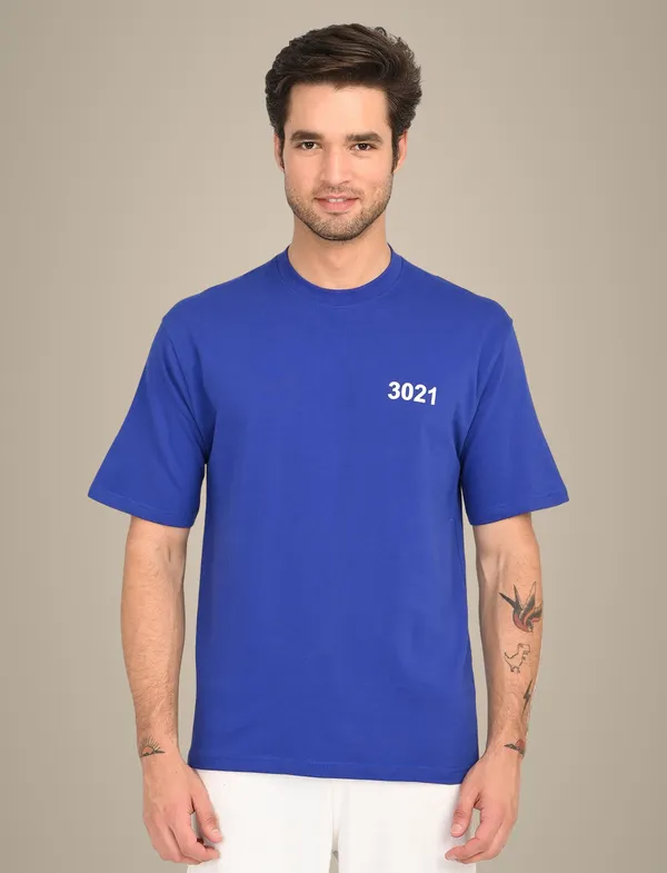 Dark_Blue_Premium_Pure_Cotton_Solid_T-Shirt_For_Men