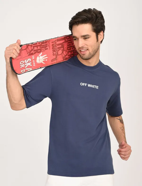 Blue_Premium_Pure_Cotton_Solid_T-Shirt_For_Men