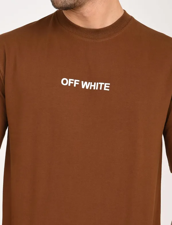 Brown_Premium_Pure_Cotton_Solid_T-Shirt_For_Men