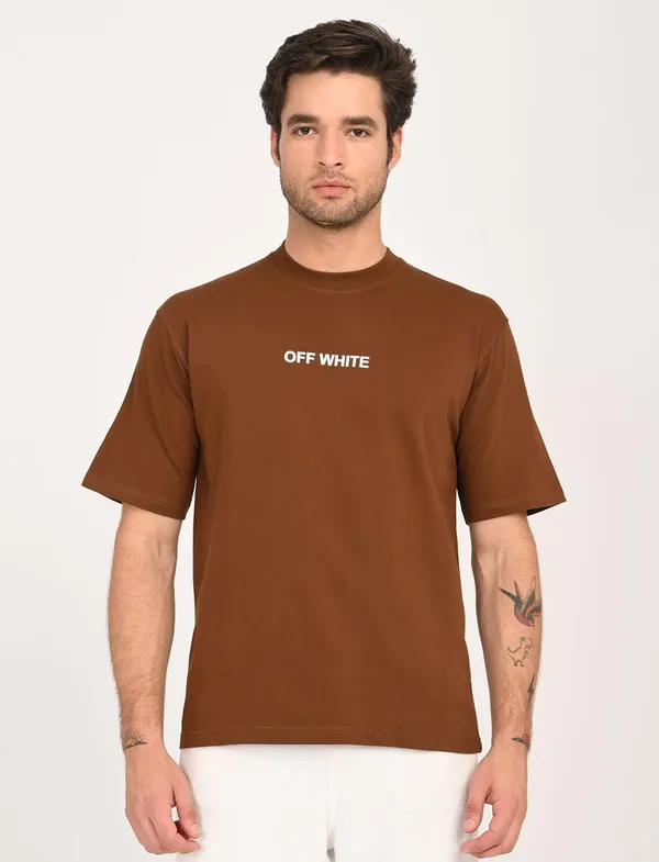 Brown_Premium_Pure_Cotton_Solid_T-Shirt_For_Men