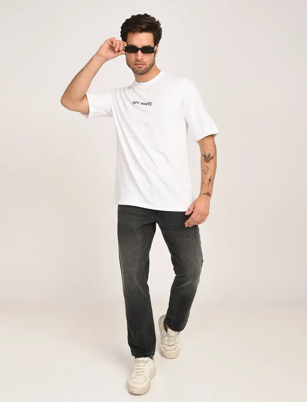 White_Premium_Pure_Cotton_Solid_T-Shirt_For_Men