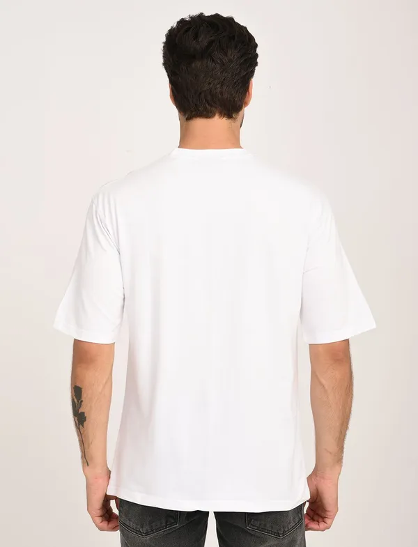 White_Premium_Pure_Cotton_Solid_T-Shirt_For_Men