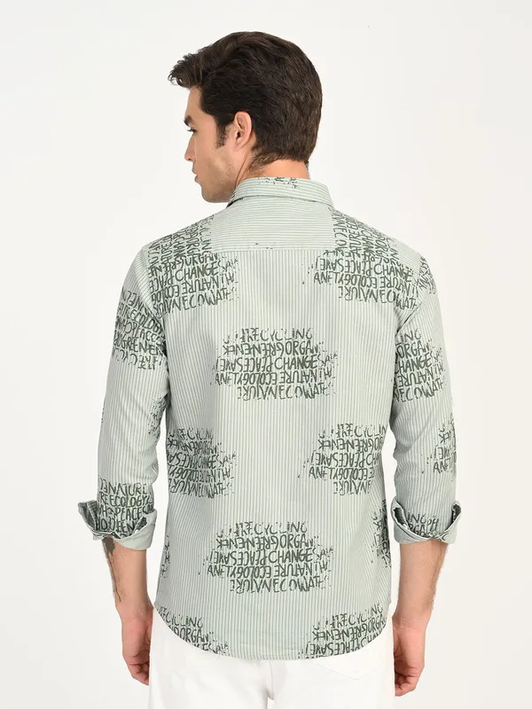 Green_Premium_Pure_Cotton_Printed_Shirt_For_Men