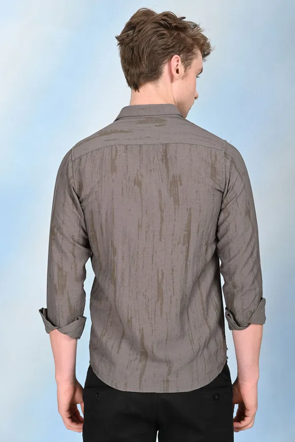 Grey_Premium_Viscose_Rayon_Self_Design_Shirt_For_Men