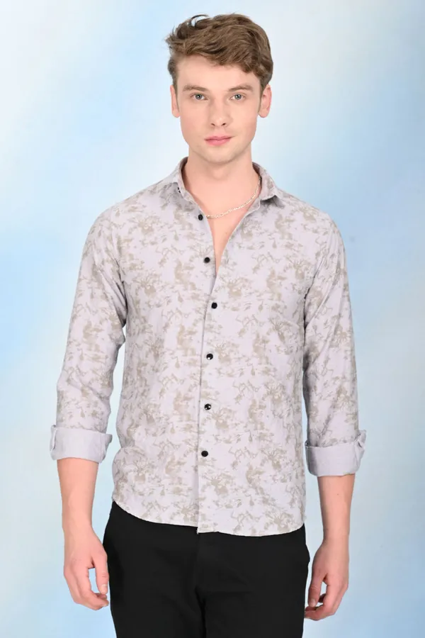 Silver_Premium_Viscose_Rayon_Printed_Shirt_For_Men