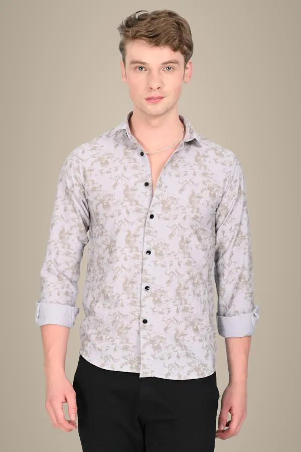 Silver_Premium_Viscose_Rayon_Printed_Shirt_For_Men