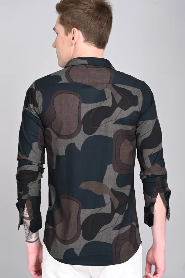 Grey_Premium_Corduroy_Printed_Shirt_For_Men