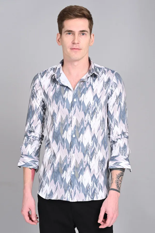 Grey_Premium_Corduroy_Printed_Shirt_For_Men