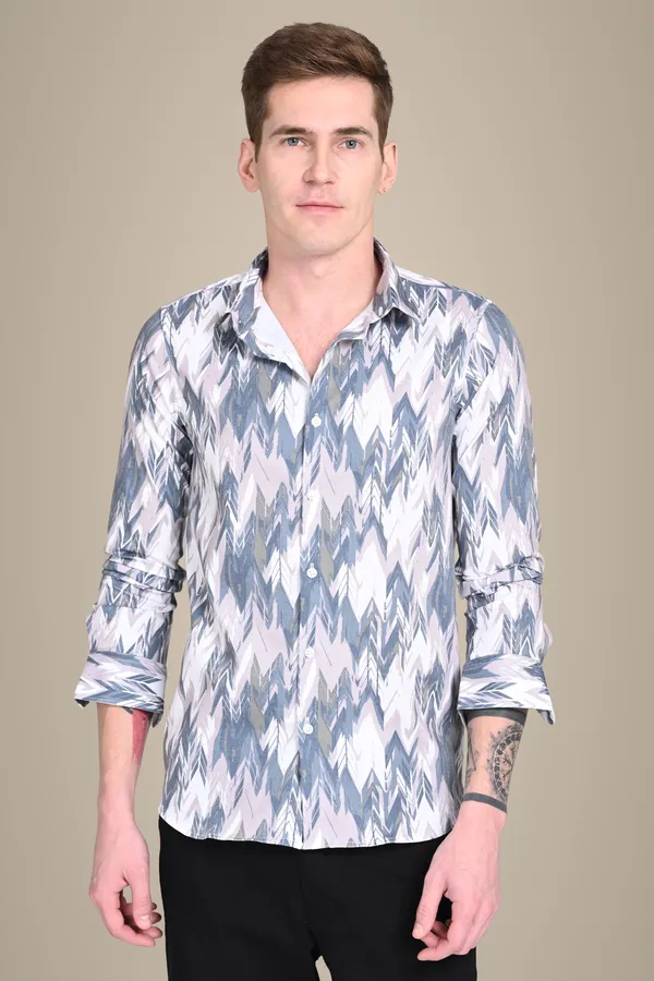 Grey_Premium_Corduroy_Printed_Shirt_For_Men