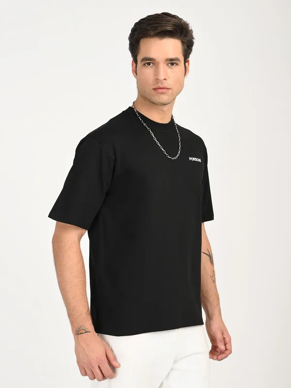 Black_Premium_Pure_Cotton_Solid_T-Shirt_For_Men