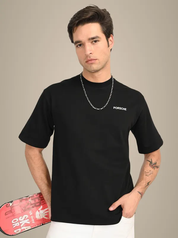 Black_Premium_Pure_Cotton_Solid_T-Shirt_For_Men