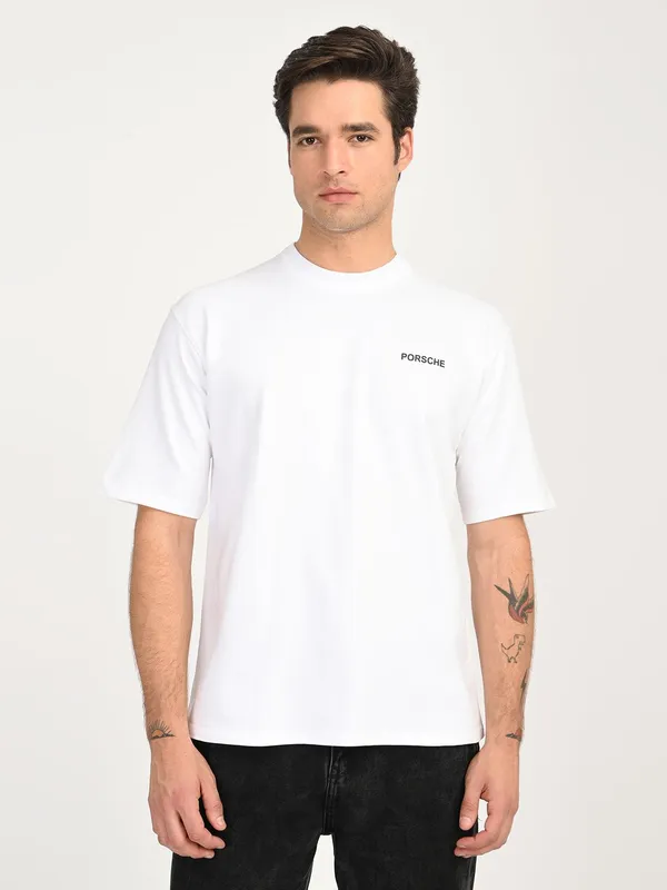 White_Premium_Pure_Cotton_Solid_T-Shirt_For_Men
