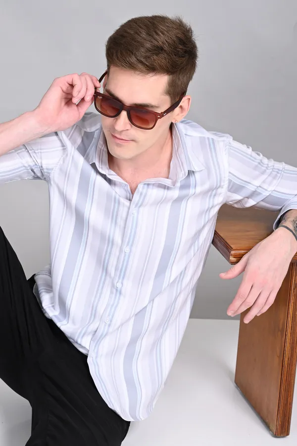 Blue_&_White_Premium_Corduroy_Striped_Shirt_For_Men