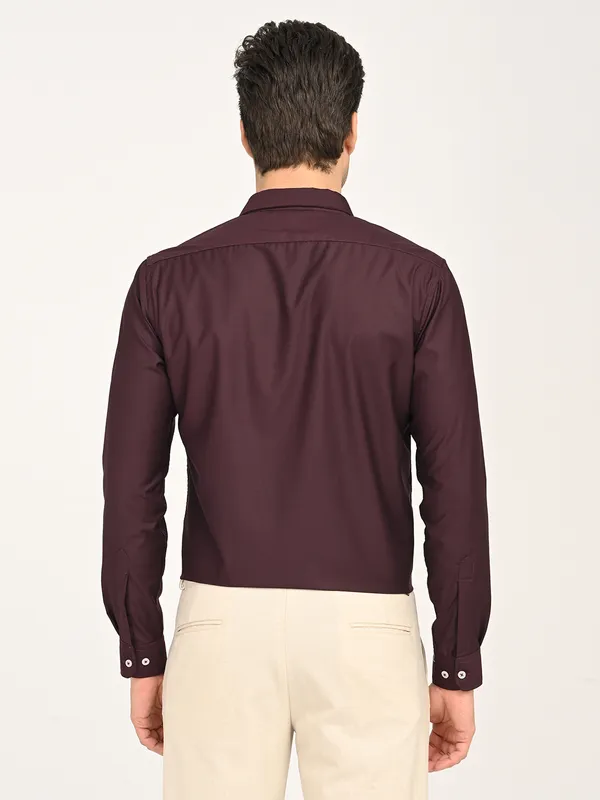 Premium_Cotton_Blend_Solid__Shirt_For_Men