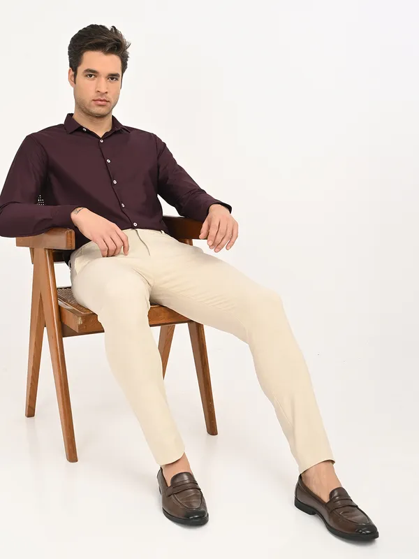 Premium_Cotton_Blend_Solid__Shirt_For_Men