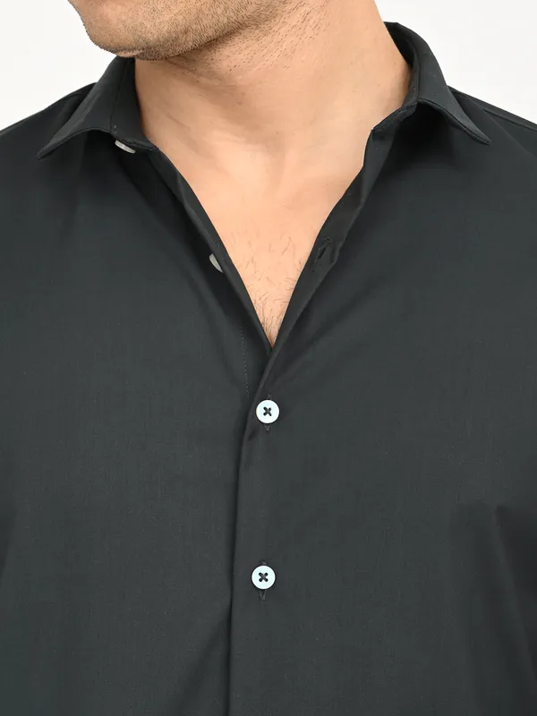 Premium_Cotton_Blend_Solid__Shirt_For_Men