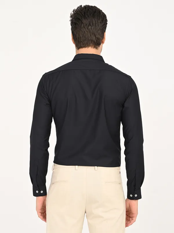Premium_Cotton_Blend_Solid__Shirt_For_Men