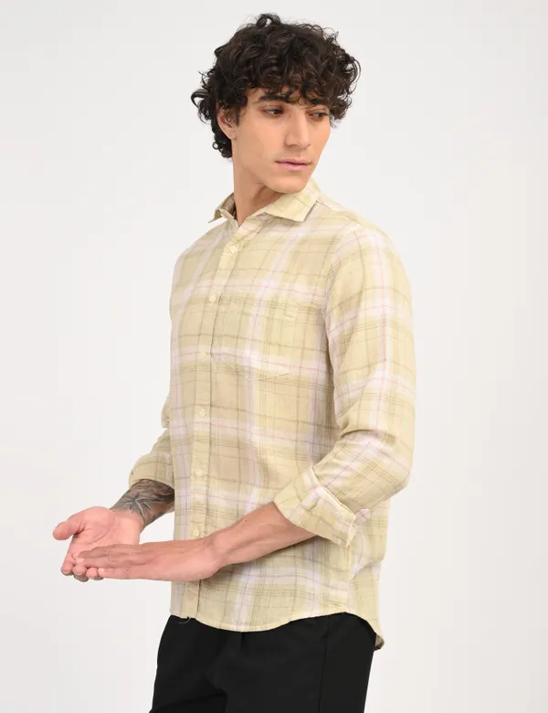 Beige_Check_Regular_Fit_Full_Sleeve_Shirt_For_Men