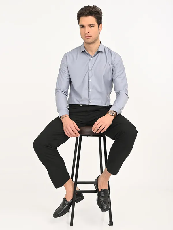 Premium_Cotton_Blend_Solid__Shirt_For_Men