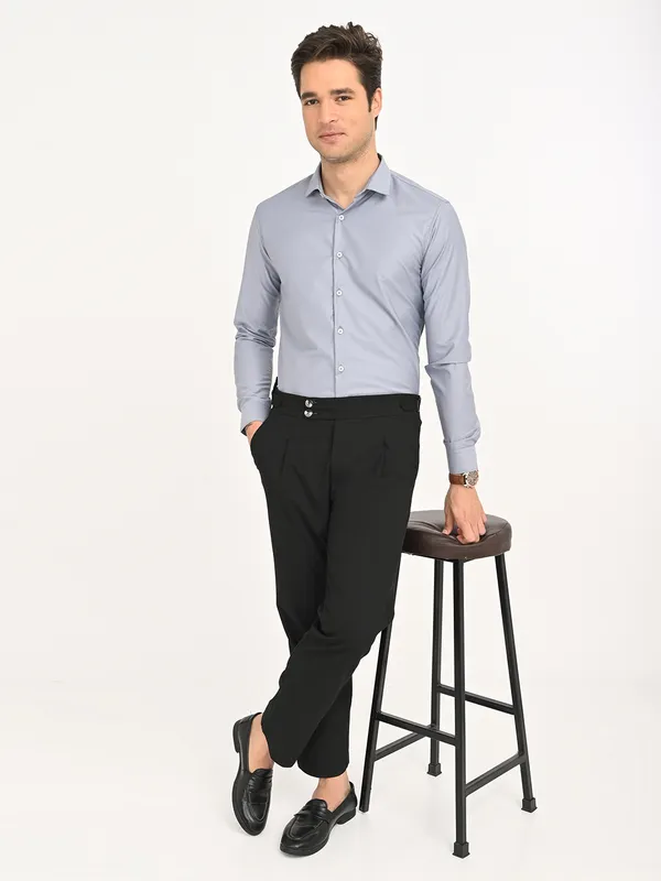 Premium_Cotton_Blend_Solid__Shirt_For_Men