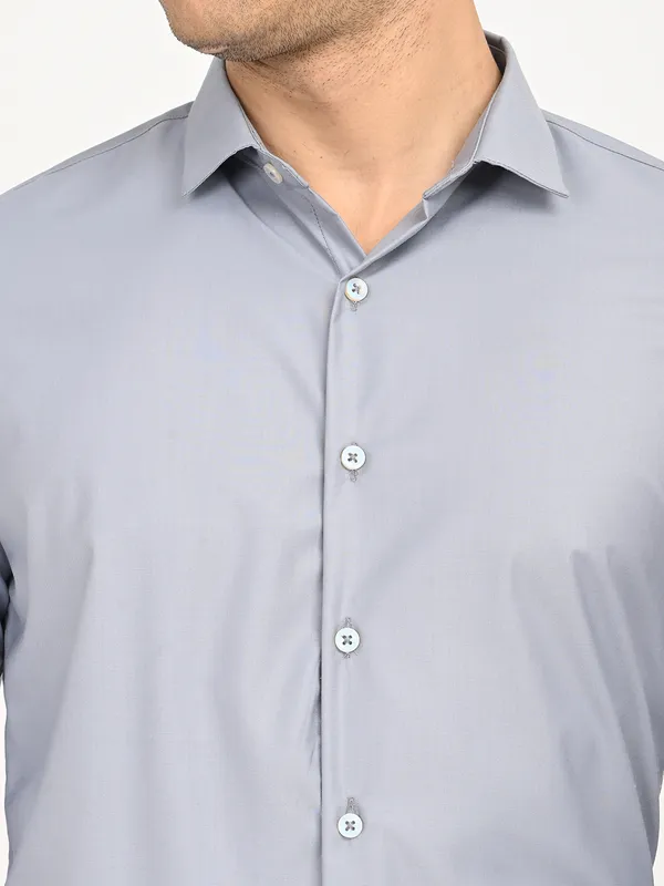 Premium_Cotton_Blend_Solid__Shirt_For_Men