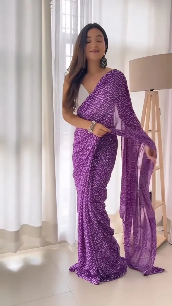 Purple_Elegant_Design_Georgette_Saree_For_Women