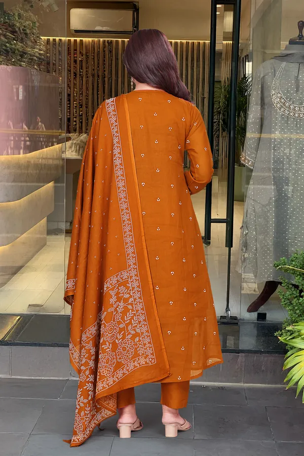 Orange_Elegant_Design_Embroidered_Georgette_Anarkali_Suit_Set_With_Dupatta_For_Women