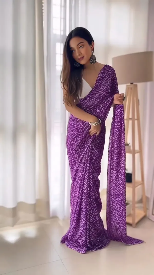 Purple_Elegant_Design_Georgette_Saree_For_Women