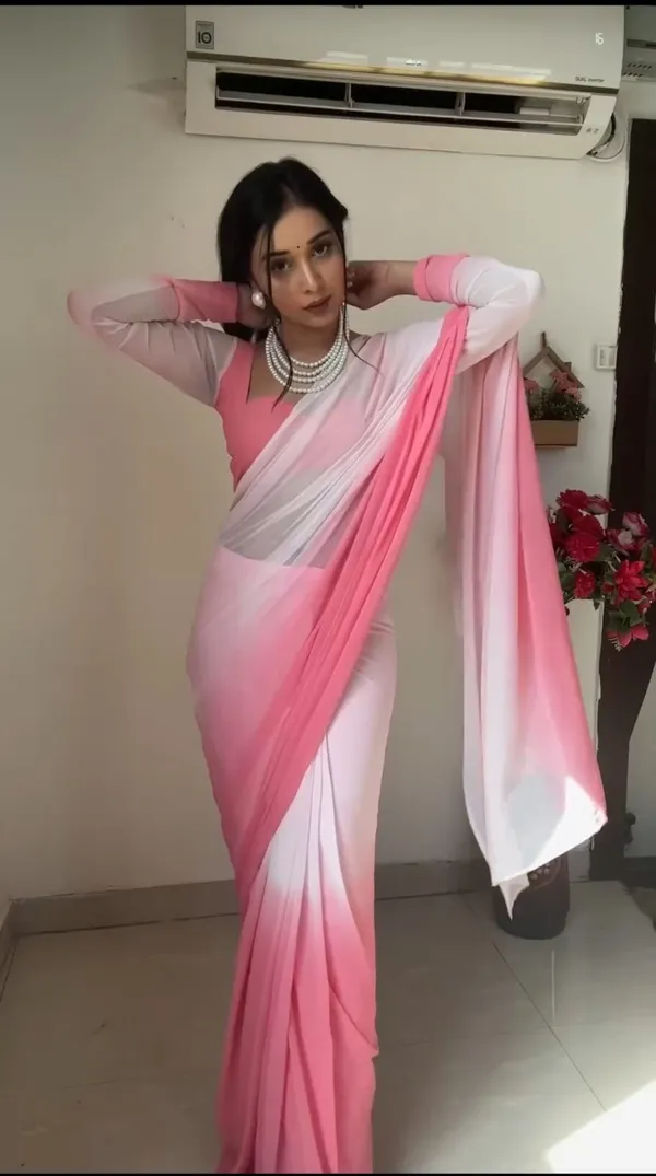Pink_Elegant_Design_Chiffon_Saree_For_Women