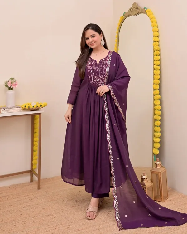 Purple_Elegant_Design_Embroidered_Georgette_Anarkali_Suit_Set_With_Dupatta_For_Women