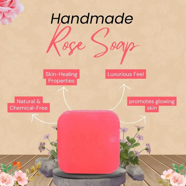 Pack_Of_4__Pink_Luxury_Handmade_Natural_Soap_(Rose)_|_Sulphate_&_Paraben_Free_|_Herbal_Bathing_Bar_Gift_Set_For_All_Skin_Types