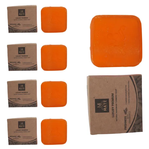 Pack_Of_5_Turmeric_Luxury_Handmade_Natural_Soap__(Turmeric)_|_Sulphate_&_Paraben_Free_|_Herbal_Bathing_Bar_Gift_Set_For_All_Skin_Types