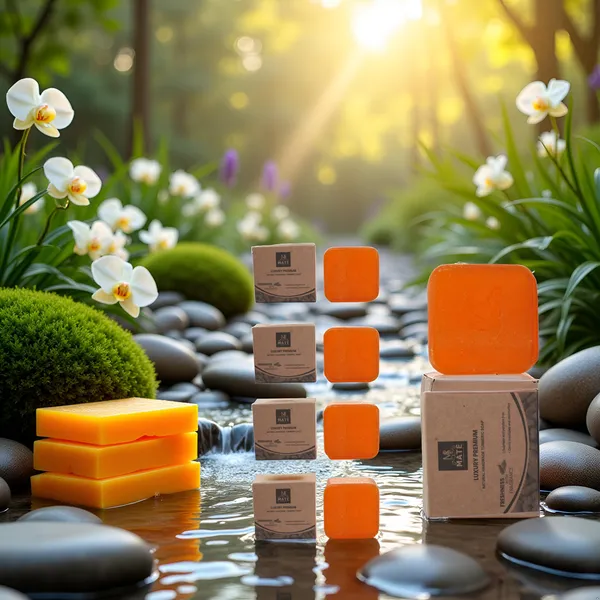 Pack_Of_5_Turmeric_Luxury_Handmade_Natural_Soap__(Turmeric)_|_Sulphate_&_Paraben_Free_|_Herbal_Bathing_Bar_Gift_Set_For_All_Skin_Types