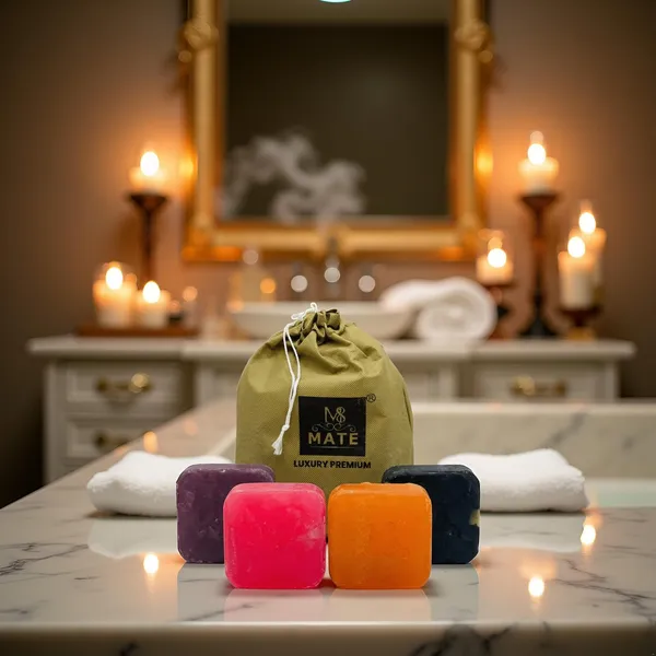 Pack_Of_4_Luxury_Handmade_Natural_Soap_(Charcoal,_Rose,_Lavender,_Turmeric)_|_Sulphate_&_Paraben_Free_|_Herbal_Bathing_Bar_Gift_Set_For_All_Skin_Types