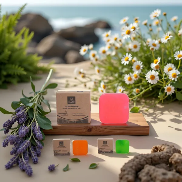 Pack_Of_3_Luxury_Handmade_Natural_Soap___(Rose,_Neem,_Turmeric)_|_Sulphate_&_Paraben_Free_|_Herbal_Bathing_Bar_Gift_Set_For_All_Skin_Types
