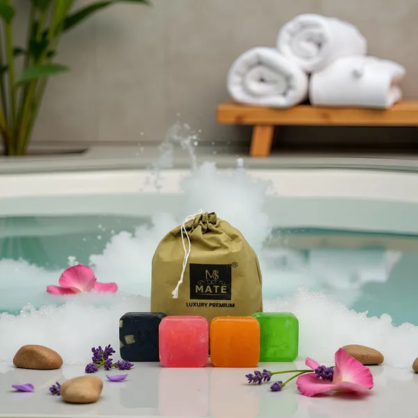 Pack_Of_4_Luxury_Handmade_Natural_Soap__(Charcoal,_Rose,_Neem,_Turmeric)_|_Sulphate_&_Paraben_Free_|_Herbal_Bathing_Bar_Gift_Set_For_All_Skin_Types