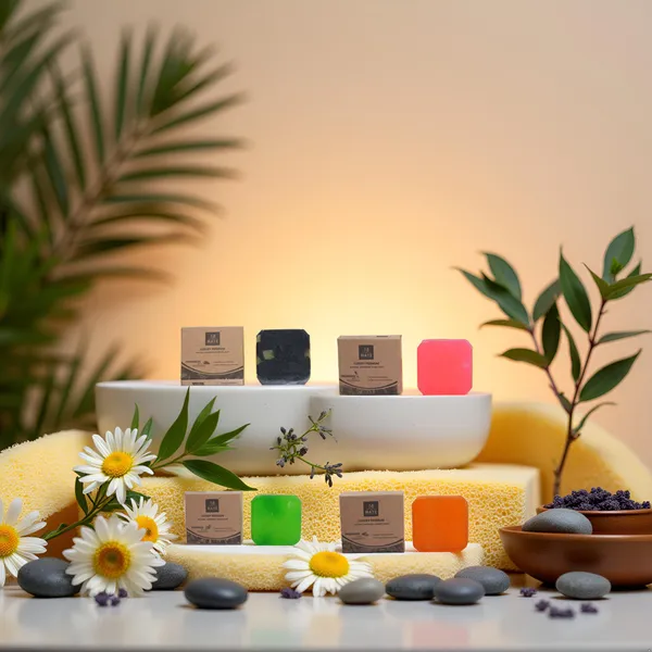 Pack_Of_4_Luxury_Handmade_Natural_Soap__(Charcoal,_Rose,_Neem,_Turmeric)_|_Sulphate_&_Paraben_Free_|_Herbal_Bathing_Bar_Gift_Set_For_All_Skin_Types