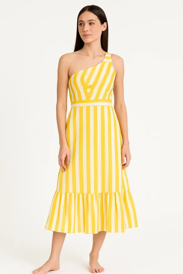Yellow_Rayon_Dress_For_Women
