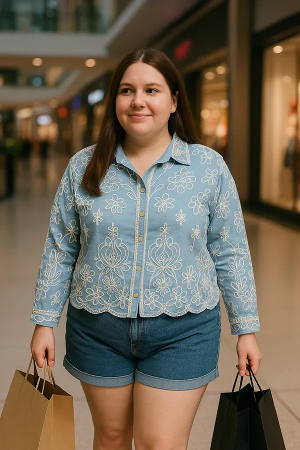 Blue_Rayon_Shirt_For_Women