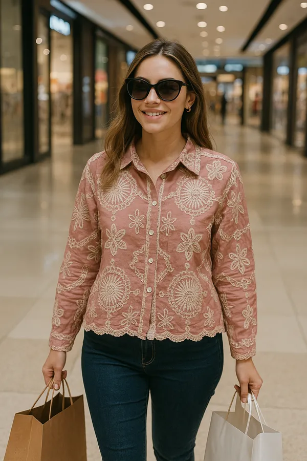 Brown_Rayon_Shirt_For_Women