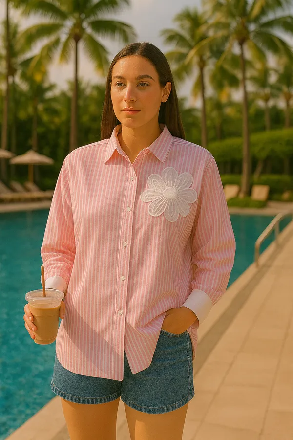 Pink_Black_Rayon_Shirt_For_Women