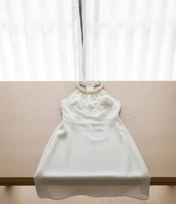 White_Rayon_Dress_For_Women